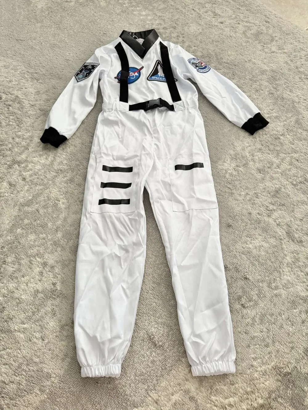 NASA Commander Astronaut Youth Kids Halloween Costume Jumpsuit Size 5